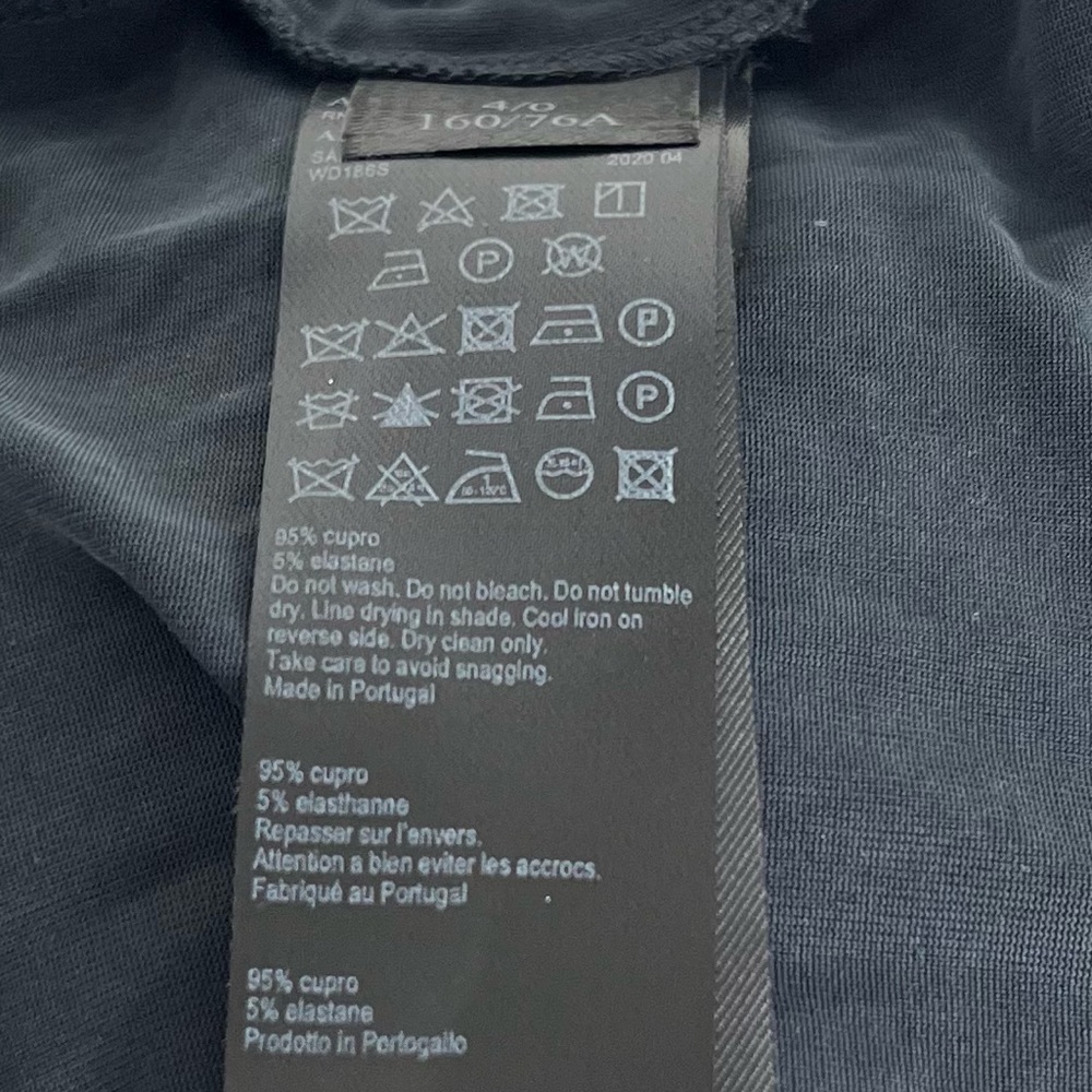 AllSaints Sami Cupro Knot Front Maxi Dress Size 0 in Black New All Saints - Picture 10 of 14